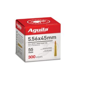 300 rounds Aguila 5.56x45mm FMJBT 55gr ammo